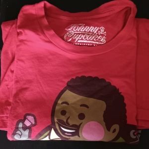XL Johnny Cupcakes cherry 🍒 red t-shirt.